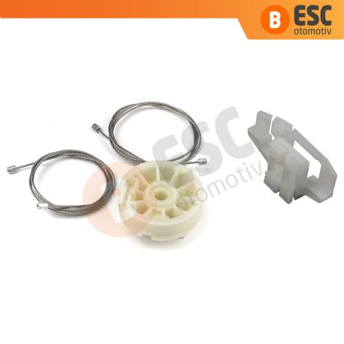 Renault Scenic Grand Scenic MK2 JM0/1 2003-2009 4/5 Kapı 8200118777 İçin Elektrikli Ön Sol Kapı Cam Kriko Tamir Seti