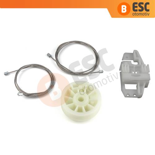 Renault Scenic Grand Scenic MK2 JM0/1 2003-2009 4/5 Kapı 8200118857 İçin Elektrikli Arka Sağ Kapı Cam Kriko Tamir Seti