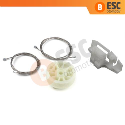 Renault Scenic Grand Scenic MK2 JM0/1 2003-2009 4/5 Kapı 8200118857 İçin Elektrikli Arka Sağ Kapı Cam Kriko Tamir Seti