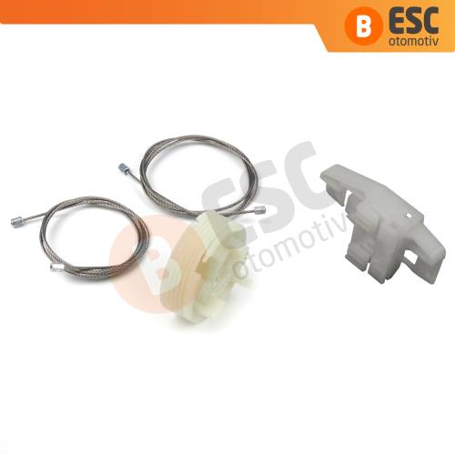 Renault Scenic Grand Scenic MK2 JM0/1 2003-2009 4/5 Kapı 8200118857 İçin Elektrikli Arka Sağ Kapı Cam Kriko Tamir Seti