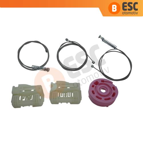 Hyundai I30 MK1 FD 2007-2012 5-Kapı 824712L001 İçin Elektrikli Ön Sol Cam Kriko Tamir Seti