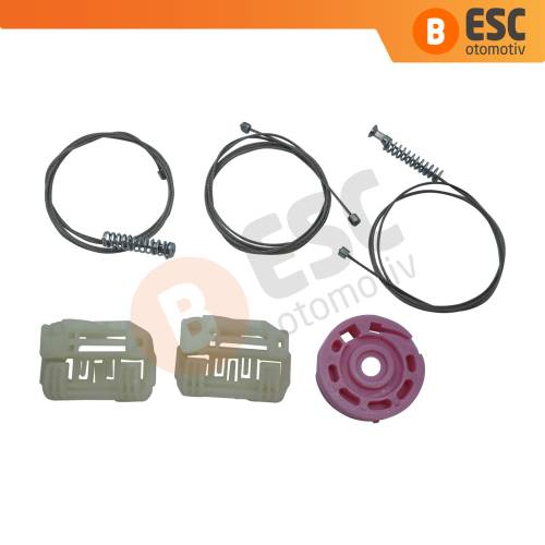 Hyundai I30 MK1 FD 2007-2012 5-Kapı 824712L001 İçin Elektrikli Ön Sol Cam Kriko Tamir Seti