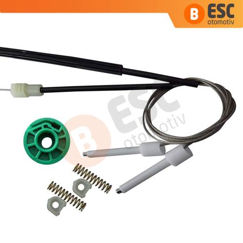 Audi A6 C4 4A 1994-1998 100 C4 4A 4/5 Kapı 4A0837461 İçin Elektrikli Ön Sol Cam Kriko Tamir Seti