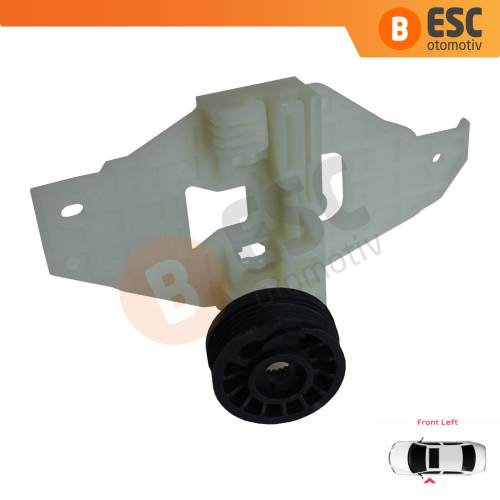 Citroen C Elysee Peugeot 301 İçin Ön Sol Cam Kriko Set 9674412480