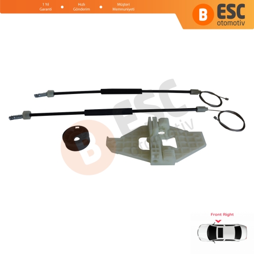 Citroen C Elysee Peugeot 301 İçin Ön Sağ Cam Kriko Set 9677416880