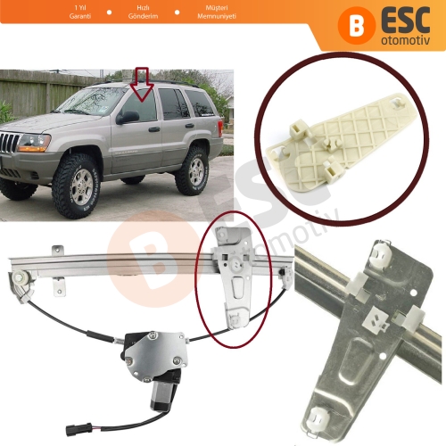 Jeep Grand Cherokee MK2 WJ WG İçin Ön Sol Cam Kriko Klipsi 55076467AB