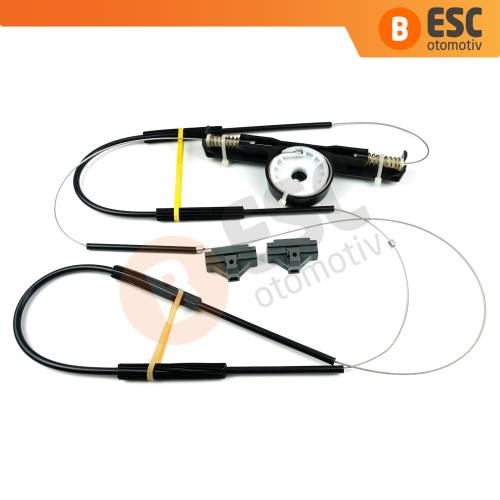 Ford Mondeo MK3 B4Y BWY B5Y 2000-2007 4/5 Kapı 1S71F23201AB İçin Elektrikli Ön Sol Kapı Cam Kriko Tamir Seti