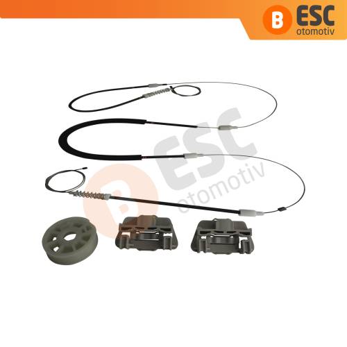 Chrysler 300 2005-2010 Dodge Charger LX 2006-2010 Magnum 2005-2008 5065474AE İçin Ön Sağ Kapı Cam Kriko Tamir Seti