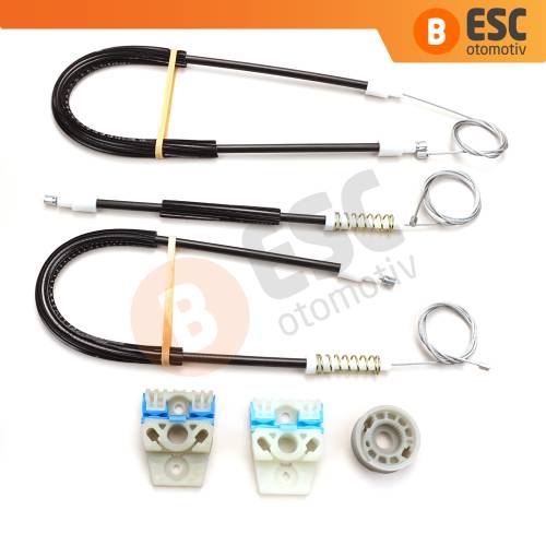 VW Passat B6 3C 3C2 3C5 2005-2011 4/5 Kapı 3C1837461 İçin Elektrikli Ön Sol Cam Kriko Tamir Seti