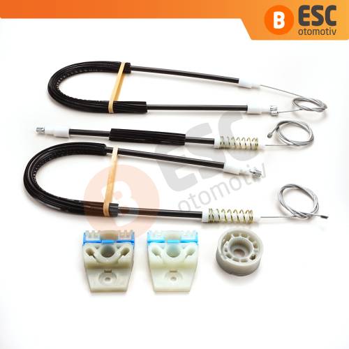 VW Passat B6 3C 3C2 3C5 2005-2011 4/5 Kapı 3C1837461 İçin Elektrikli Ön Sol Cam Kriko Tamir Seti